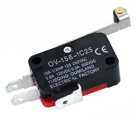 1PCS V-156-1C25 15A The micro switch,  Push Button SPDT Momentary Snap Action Limit switch, travel switch, ► Photo 1/6
