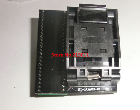 BGA63  adapter  for  RT809H SOCKET  RT-BGA63-01 V2.0 0.8MM  9x11 ► Photo 1/2