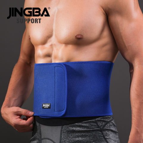 JINGBA SUPPORT Professional Adjustable Waist trimmer Slim fit Abdominal Waist sweat belt Waist back support belt Fitness ► Photo 1/6