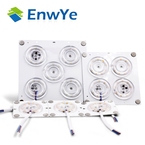 EnwYe Ultra Bright 12W 24W 36W 45W LED Ceiling Lamp Replace Accessory Magnetic Source Light Board Bulb 220V LED No Need Driver ► Photo 1/5