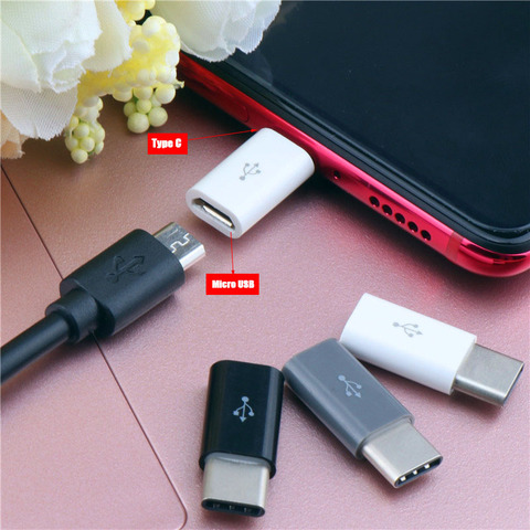 Mini 3pcs Micro USB to Type C Adapter for Xiaomi 4C Lg G5 Nexus 5x 6p Oneplus 2 Macbook USB-C  3.1 Android Data Cable Converter ► Photo 1/6