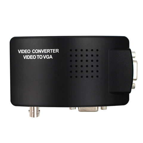 BNC to VGA Converter S-video Video Converter Adapter for PC/Projector/Monitor with dc cable ► Photo 1/6