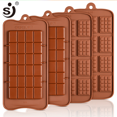SJ 3D Chocolate Mold Silicone Cake Mold Cake Decorating Tools DIY Chocolate Baking Tools Non-Stick Jelly&Candy Mould ► Photo 1/6