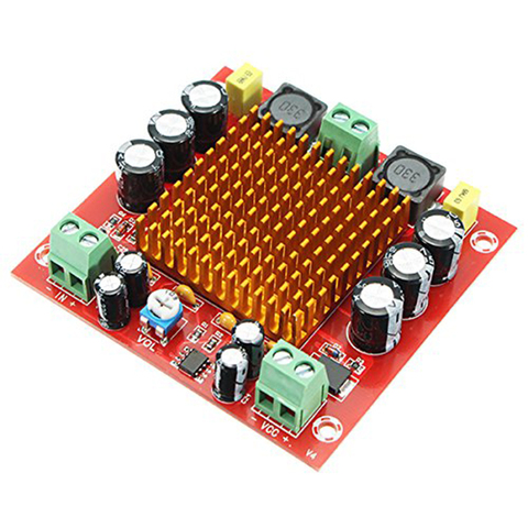 Digital Amplifier Board TPA3116DA TPA3116 150W D2 Mono Channel Digital Power Audio Amplifier Board XH-M544 DC 12V 24V ► Photo 1/1