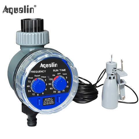 New Arrival Garden Water Timer Upgraded Version Ball Valve Automatic Controller 21025A and Rain Sensor 21103 #21025R ► Photo 1/6