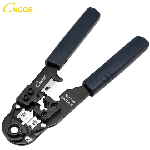 CNCOB Cable Crimper,8P8C rj45 Ethernet Connector Crimp Computer Hand Tools Multifunction Wire Pliers, Stripping, Thread Trimming ► Photo 1/6