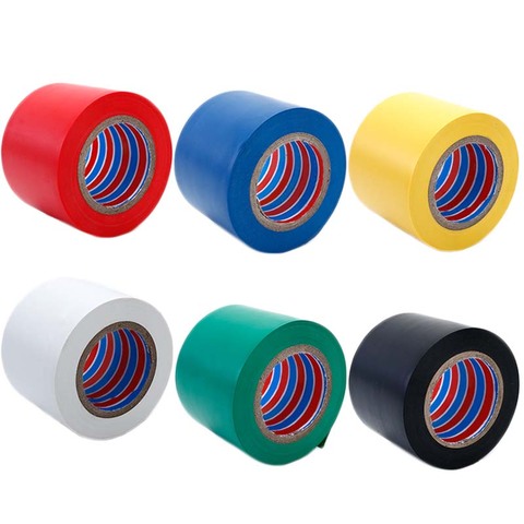 50mmX20m PVC Electrical Tape Waterproof Flame Retardent Insulation Insulating Adhesive Tape Cable Harness Wiring Loom Tape ► Photo 1/2