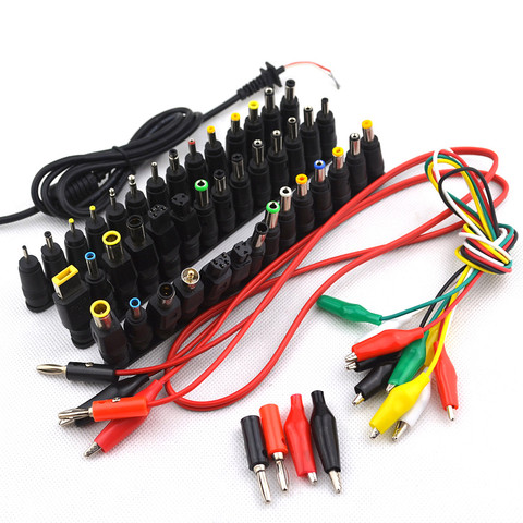 52pcs Universal Laptop DC Power Supply Adapter Connector Plug AC DC Jack Charger Connectors Laptop Power Adapter Conversion Head ► Photo 1/4