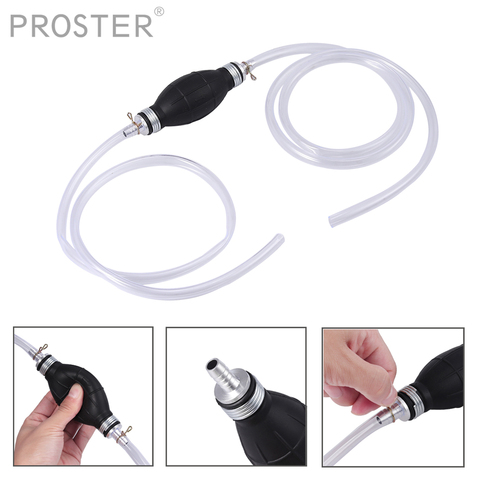 Proster Hand Manual Gas Oil Water Liquid Transfer Pump Siphon Hose for Car Motorcyle Truck Car Liquid Pump ► Photo 1/1