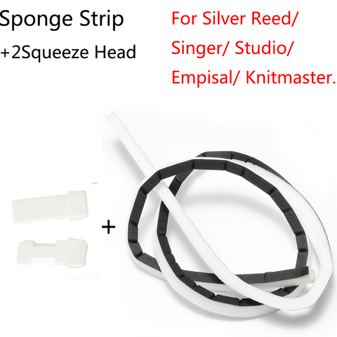 100cm Needles Sponge Bar Strip + 2 Squeeze head for Silver Reed/ Singer/ Studio All Model Knitting Machine SK210 SK270 SK280 ► Photo 1/6