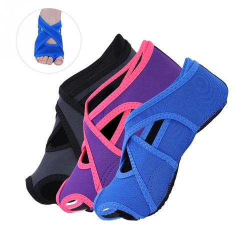 Men Women Yoga Socks Half Toe Non Slip Ladies Massage Sport Socks Half-fingers Neoprene Pilates Ballet Dancing Socks ► Photo 1/1
