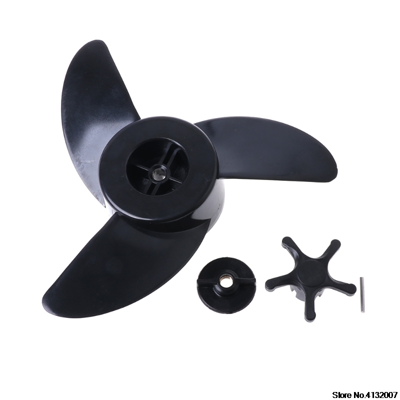 Alloy Iron Boat Kayak Outboard Propeller 3 Blade Electric Motor Propellers 