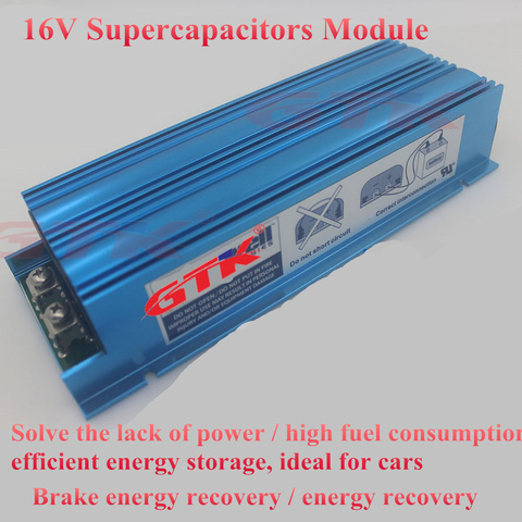 16V 58F Supercapacitors Module Start Power Motor Super Farad Capacitor 6x 2.7V 350F car 16v 2.7V 500F rectifier car energy ► Photo 1/1