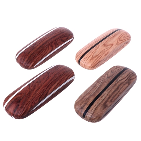 Portable Wood Grain Hard Eye Glasses Case Eyewear Box Sunglasses Protector Bag ► Photo 1/1