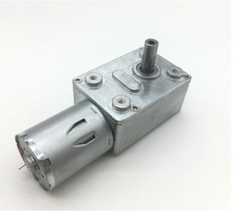 JGY370 DC6V/12V24V 2RPM to 150 RPM High Torque Speed Reducer Metal Worm Gear Box Motors Reversible Low Speed Worm Gear Motor ► Photo 1/2