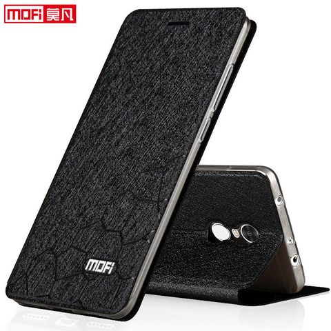 flip case for xiaomi redmi 5 plus case leather stand book PU Mofi luxury soft silicon capa glitter 5.99