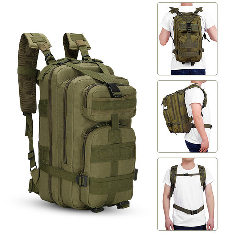 3P Military Tactical Assault Pack Backpack Army Molle Waterproof Bug Out Bag Small For Outdoor Hiking Camping Hunting Rucksack ► Photo 1/6