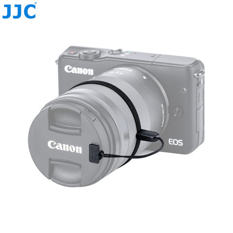 JJC DSLR/Mirrorless Camera Lens Cap Keeper Holder with 3M sticker for Canon Nikon Sony Olympus Fujifilm ► Photo 1/6