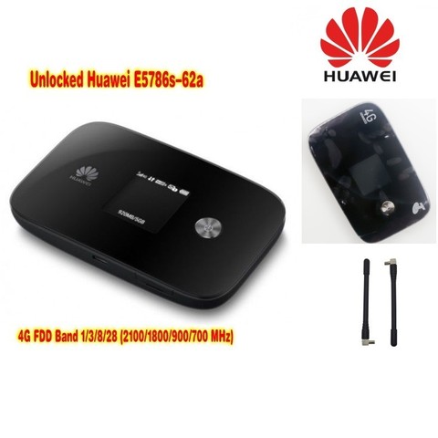 Price history & Review on LTE router cat6 300Mbps unlocked Huawei e5786s-62a 4g lte MiF router 4g wifi dongle plus with a pair antenna | AliExpress Seller - Wellpower2018 Store