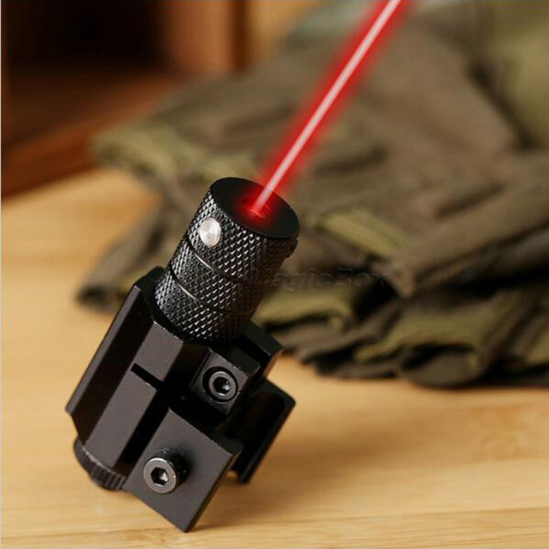 Tactical Aiming Red Dot Laser Weaver Picatinny Rail Sight for Rifle Hunting 