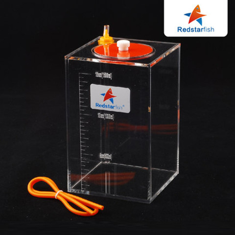 Red Starfish Dosing Pump Scale Liquid Storage Bucket With Scale 1.5L/2.5L/4.5L Liters High Quality Acrylic made Reef ► Photo 1/5