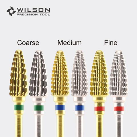 Large Cone - Gold/Silver - WILSON Carbide Nail Drill Bits Electric Manicure Drill & Accessory ► Photo 1/6