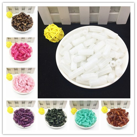 Wholesale 8x20 mm Acrylic Clouds Beads Effect Cylinder BEADS Spacer Loose Beads Craft DIY ► Photo 1/2