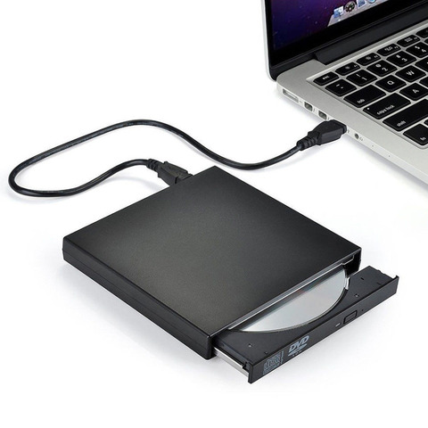External White USB Slim 8x DVDRW DL DVD CD RW Burner Writer Drive All PC and for Mac ► Photo 1/1