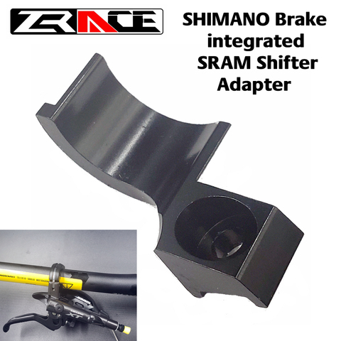 ZRACE XTR / XT / SLX / DEORE Brake integrated SRAM Shifter Adapter, SHIMANO Brake & SRAM Shifter 2 in 1, AL7075, 4.5g ► Photo 1/6
