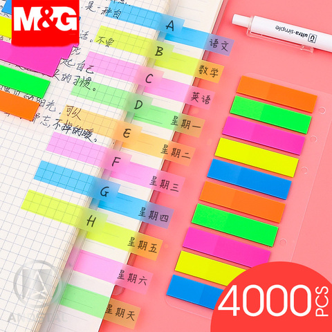 100 sheets 5 Fluorescence colors Self Adhesive Memo Pad paper Sticky Notes  Bookmark Marker Sticker Paper Office Supplies School - AliExpress