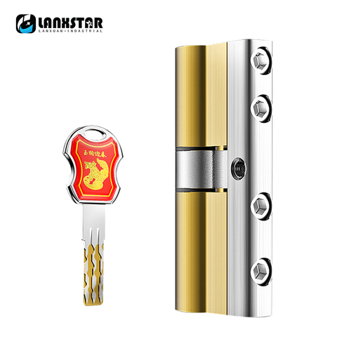 54 Blade Door Lock Core Security Door Super B Grade C-Class Blade Locks Core Doors Copper Universal Type Colorful Key ► Photo 1/6