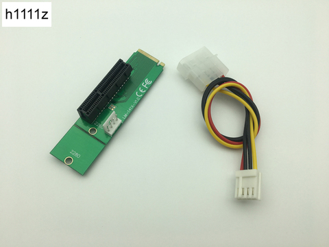 NEW NGFF M2 M.2 to PCI-E 4x 1x Slot Riser Card Adapter Male To Female PCIE Multiplier For BTC Bitcoin Miner Antminer Mining ► Photo 1/6