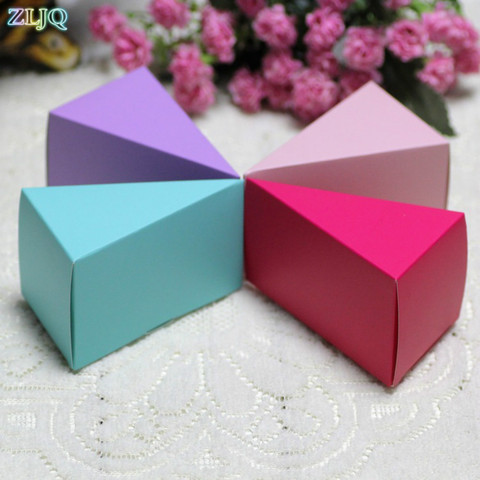 Amawill 10pcs/lot Cake Style Bridemaid Gift Bag Wedding Candy Box Birthday Party Supplies christmas Baby Shower Gift Boxes 8D ► Photo 1/6