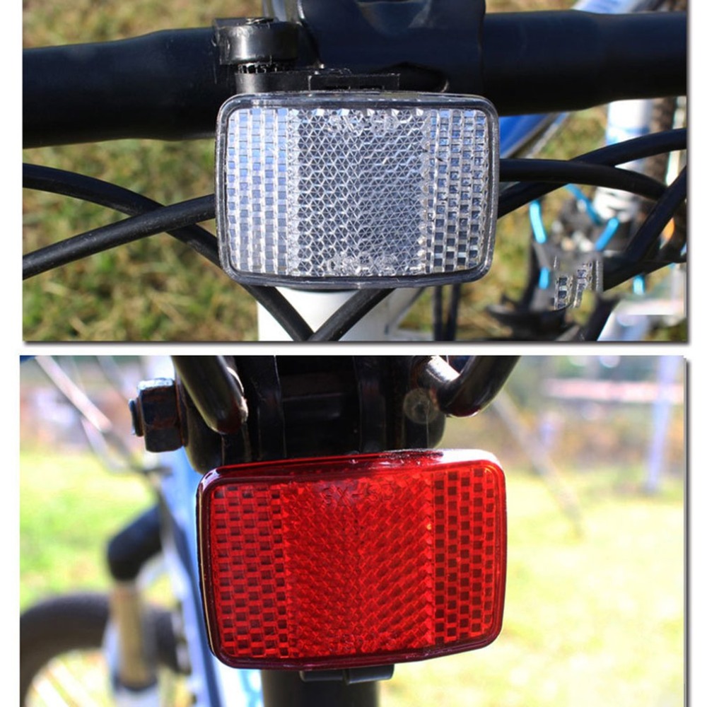 Zhou-YuXiang Bicycle Reflective Lens MTB Road Bike Automatic Reflectors Cycling Warning Light Bike Cycling Safety Accessories