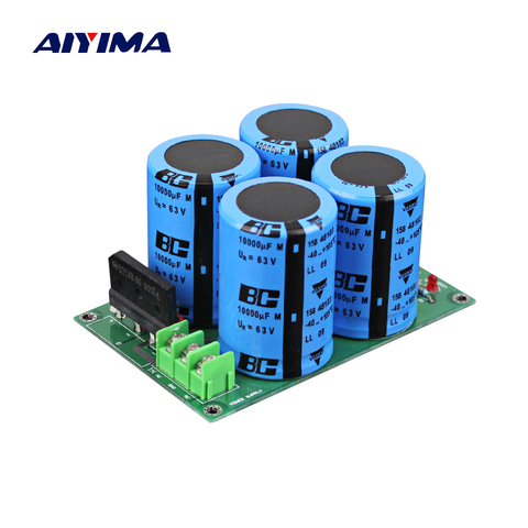 AIYIMA Assembled Rectifier filter board Power Board High Power Rectifier Filter Power Supply Board 10000uf 63V ► Photo 1/4