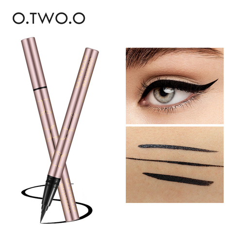O.TWO.O Black Liquid Eyeliner Eye Make Up Super Waterproof Long Lasting Eye Liner Easy to Wear Eyes Makeup Cosmetics Tools ► Photo 1/6
