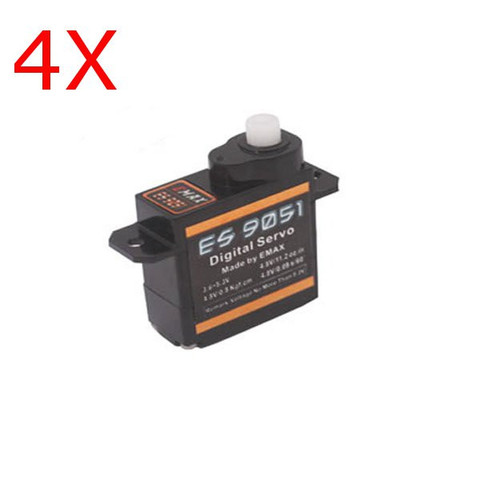 4pcs Emax ES9051 Digital Mini Servo For RC Model ► Photo 1/2