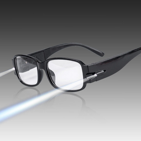 Multifunctional Strength LED Lights Reading Glasses Night Vision Eyeglass With Lamp 88 -BUY XR-Hot ► Photo 1/6