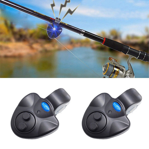 Best Sensitive Electronic Fishing Bite Alarm with Sound LED Lights Indicator For Fishing Pole Rods Line Carp Fishing Tool ► Photo 1/6