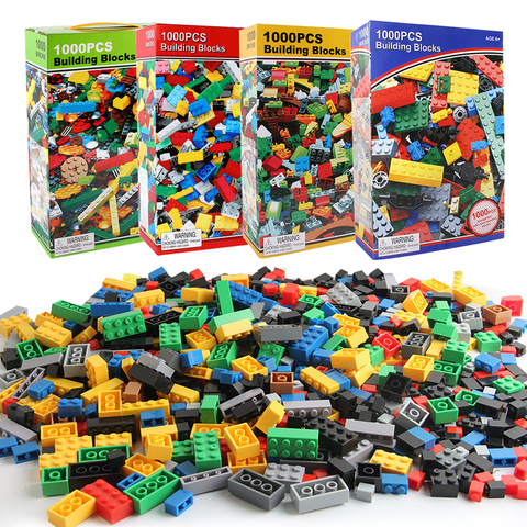 1000PCS DIY Building Blocks Figures Educational Creative Compatible With Brands Bricks Toys for Children Kids Birthday Gift ► Photo 1/6