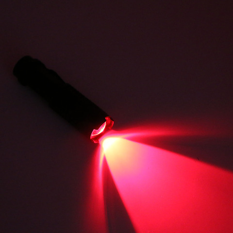 Eletorot SK68 Mini Flashlight Lamp XPE 1-mode Red Light Tactical Flashlight Hunting Rifle Torch Lamp Lanternas Shotgun lighting ► Photo 1/6