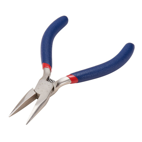 Jewelry Pliers Stainless Steel Short Chain-Nose Pliers Jewelry Making Tools 125x53mm ► Photo 1/5