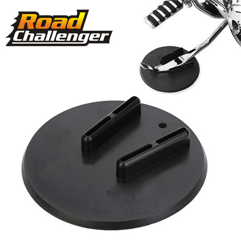 Motorcycle Side Kickstand Jiffy Stand Coaster Pad Puck 1pc For Harley Touring Sportster Dyna Sidestand Kickstand Motorcycle ► Photo 1/3