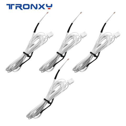 1pc/5pc Tronxy 100k ohm NTC 3950 Thermistors Temperature Sensor Terminal Cable For 3D Printer Parts Accessories Extruder Hotbed ► Photo 1/6