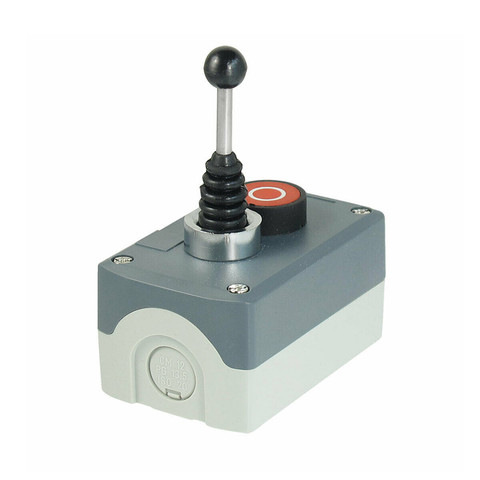 240V 3A Latching 2-Direction Joystick Momentary Red Flat Push Button Station ► Photo 1/2
