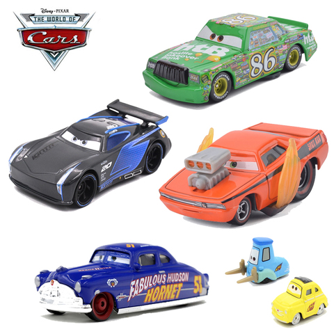 1:55 Disney Pixar Cars 2 3 Metal Diecast Car Toys Lightning McQueen Jackson Storm Model Educational Toy Children Christmas Gift ► Photo 1/1