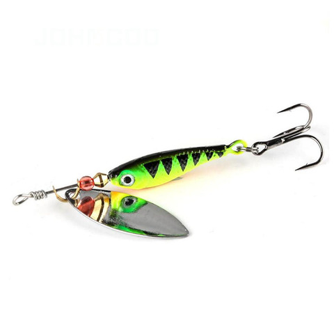 High Quality Spinner Fishing Bait 11g 15g 20g Spinner Spoon Lead Fish Lure Wobbler Long Casting Bait ► Photo 1/1