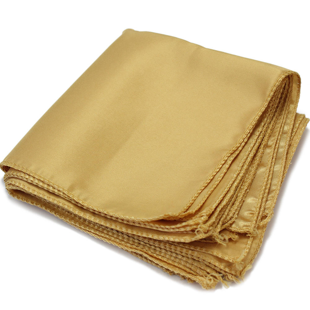 12Pcs Table Napkins 30x30cm Square Satin Fabric Napkin Cloth Pocket  Handkerchief for Wedding Birthday Home Party Napkins Cloth