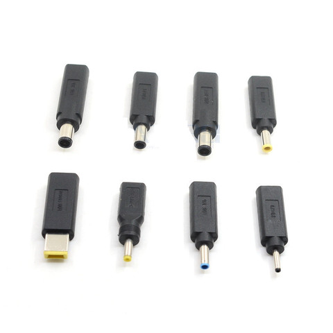 USB 3.1 Type C USB-C Female to DC 4.0 1.7mm /3.0*1.0 /7.4*0.6 Male Power Charge Adapter Connector Adaptor 4.0 mm/1.7 mm Type-c ► Photo 1/2