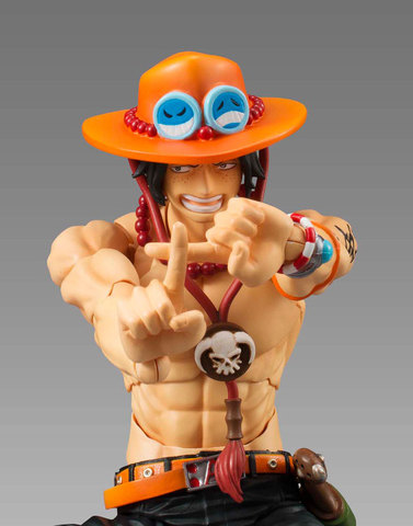 Anime One Piece 18cm BJD Joints Moveable ACE PVC Action Figure Collection Model Toys ► Photo 1/6